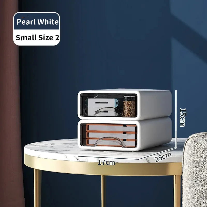 Storage Drawers Desk Organizer Box